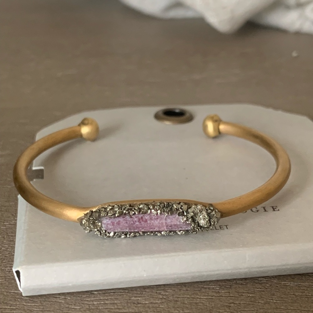 Anthropologie-Stone cuff bracelet